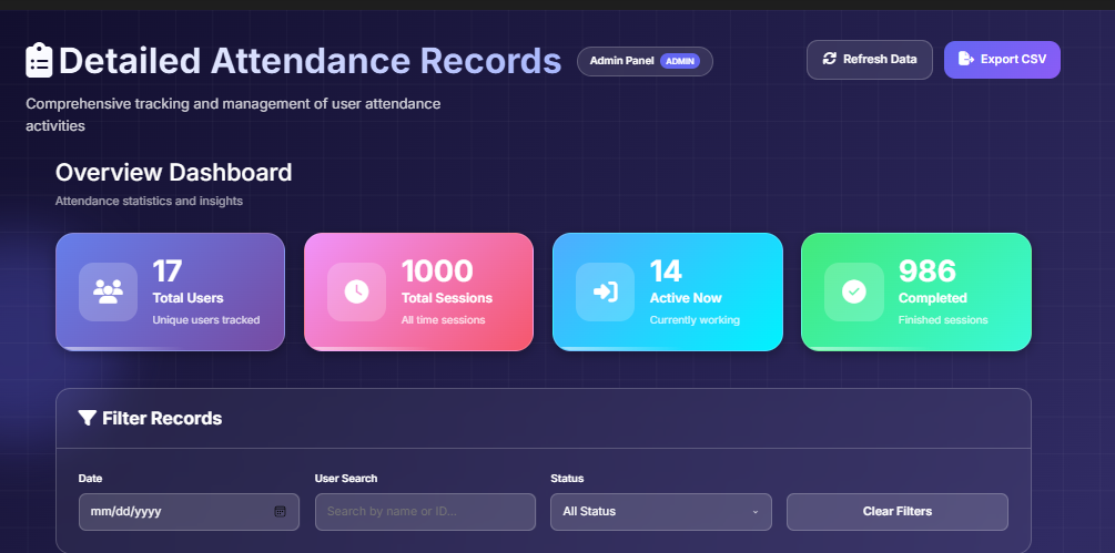 Attendance Records